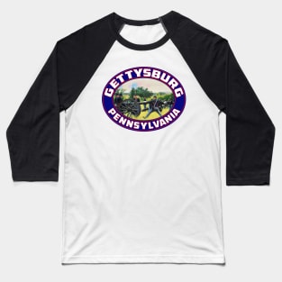 Gettysburg Pennsylvania National Military Park Union Baseball T-Shirt